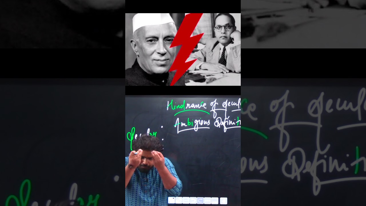 #babasahebambedkar Vs Nehru | Constituent Assembly Debate |