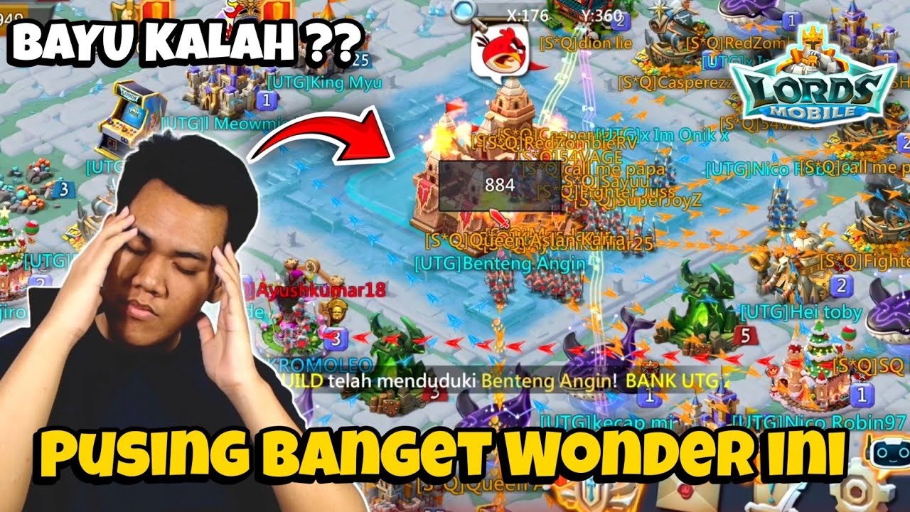 SEMUA KALAH !! BAYU BERUSAHA BANGKIT SENDIRI JOKI WONDER PALING BIKIN TEGANG - Lords Mobile