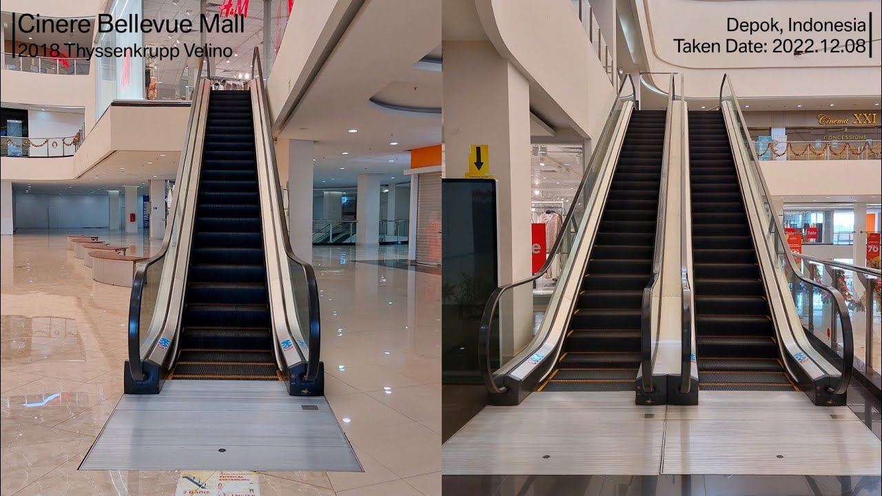 Thyssenkrupp Velino Escalators at Cinere Bellevue Mall, Depok