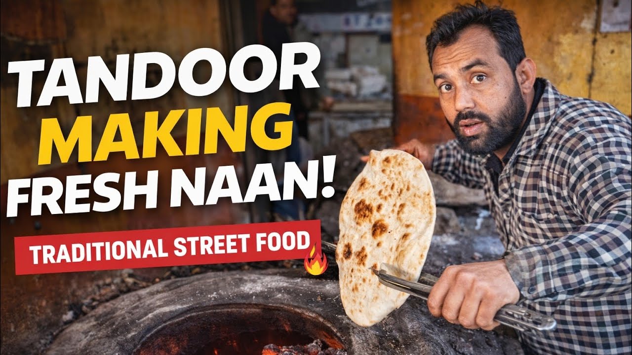 “Garam Garam Tandoori Roti 🔥” | Lateef Bahi Rooti #tandoorichaap #tandooriroti #foryou #streetfood 