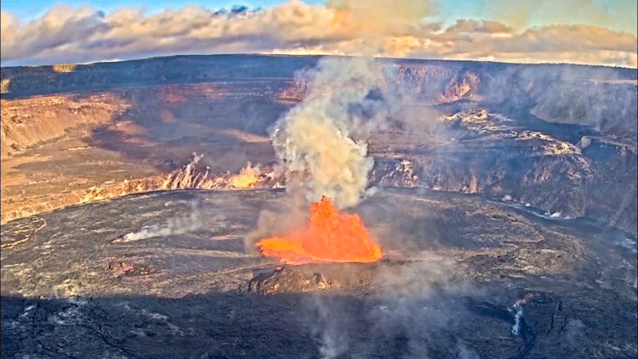 Kilauea 2023 Eruption Beginning
