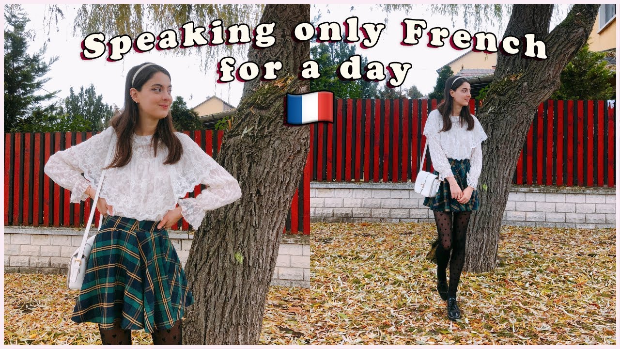 SPEAKING ONLY FRENCH for a day VLOG! 🇫🇷  | w/ English subtitles