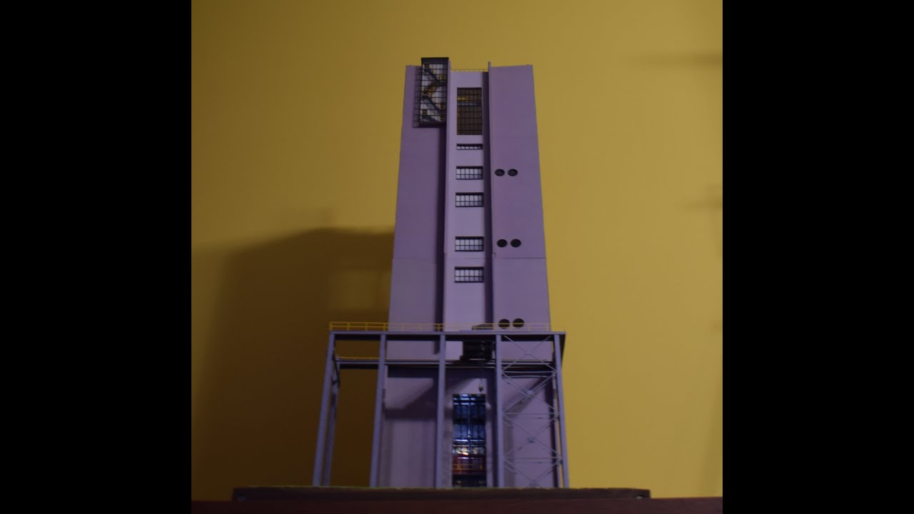 Makieta wieży szybu Witold II KWK Jan Kanty