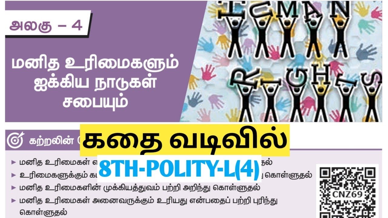 UNIT5|#8thpolitylesson4|மனித உரிமைகளும் ஐக்கிய நாடுகள் சபையும் | TNPSC @Village-girl4