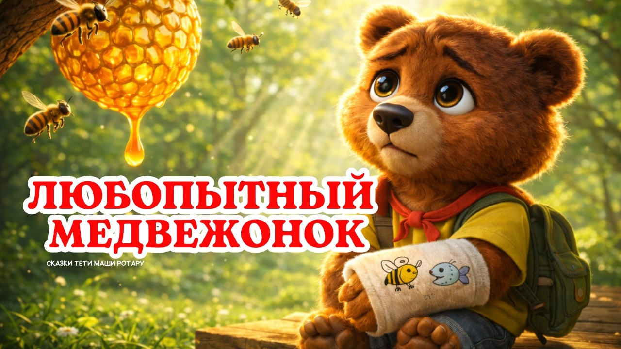 Любопытный медвежонок 🐻 -когда любопытство заходит слишком далеко