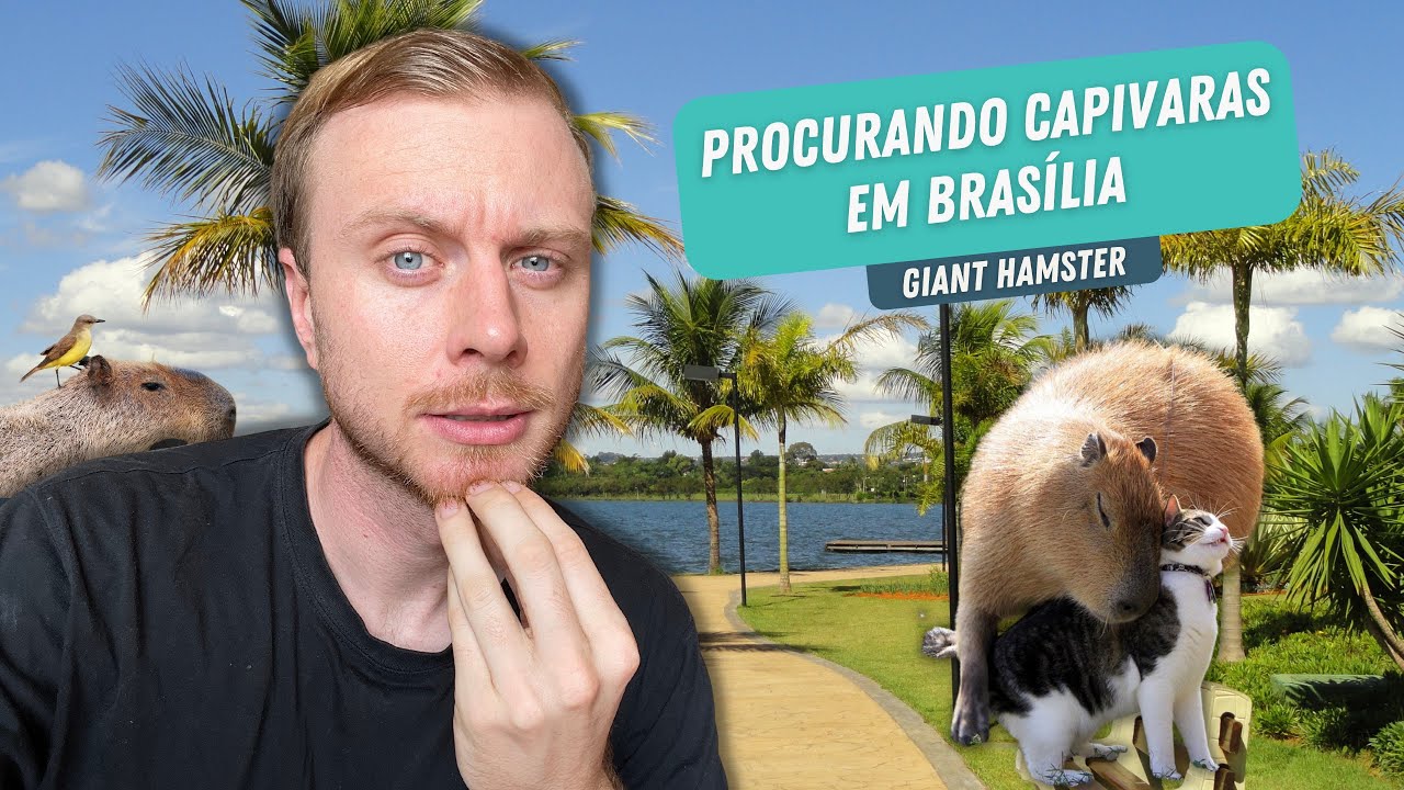 GRINGO BRITÂNICO PROCURANDO CAPIVARAS EM BRASÍLIA