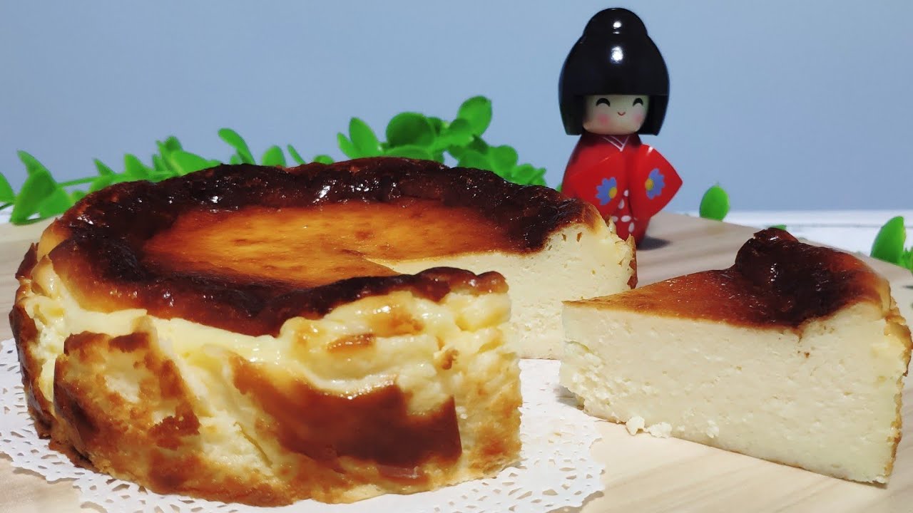 CREAMY BASQUE BURNT CHEESECAKE Recipe | Quick and Easy using 5 ingredients