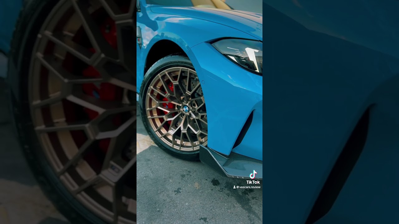 M4 CS in Baby blue. #art #car #money