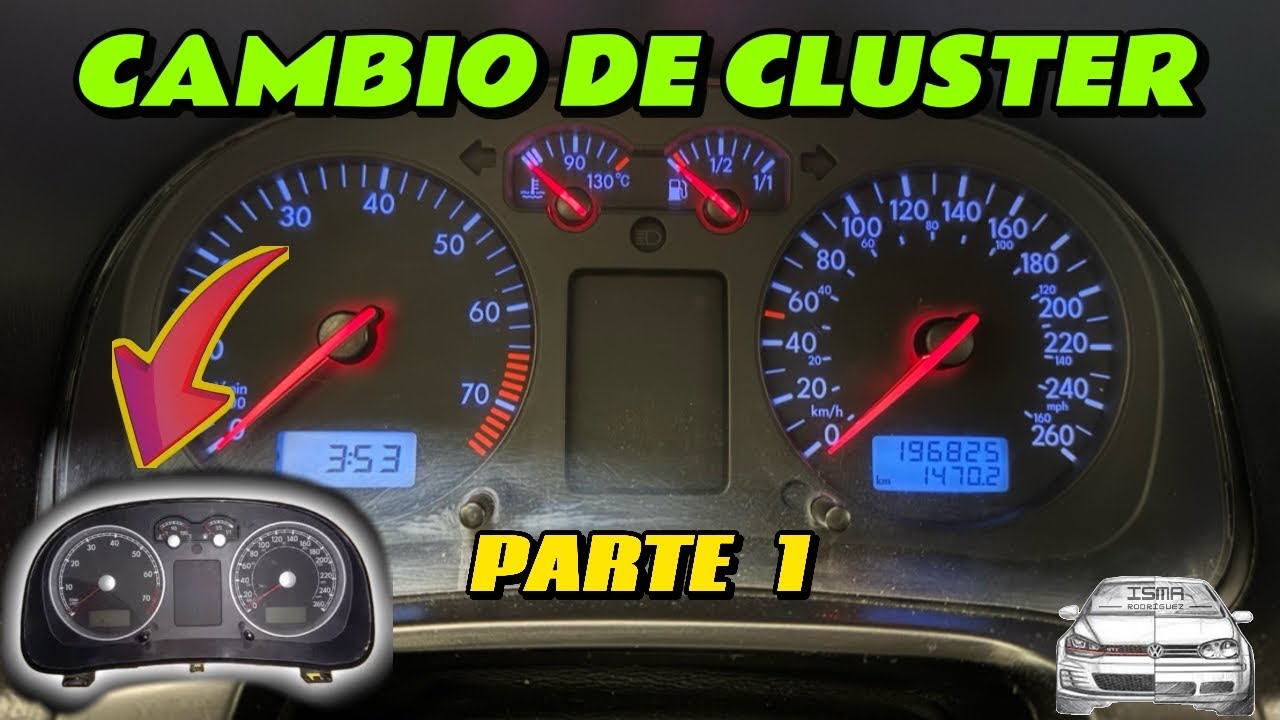 NUEVO CLUSTER DE JETTA CLÁSICO PARA EL GOLF GTI MK4 // PARTE 1 