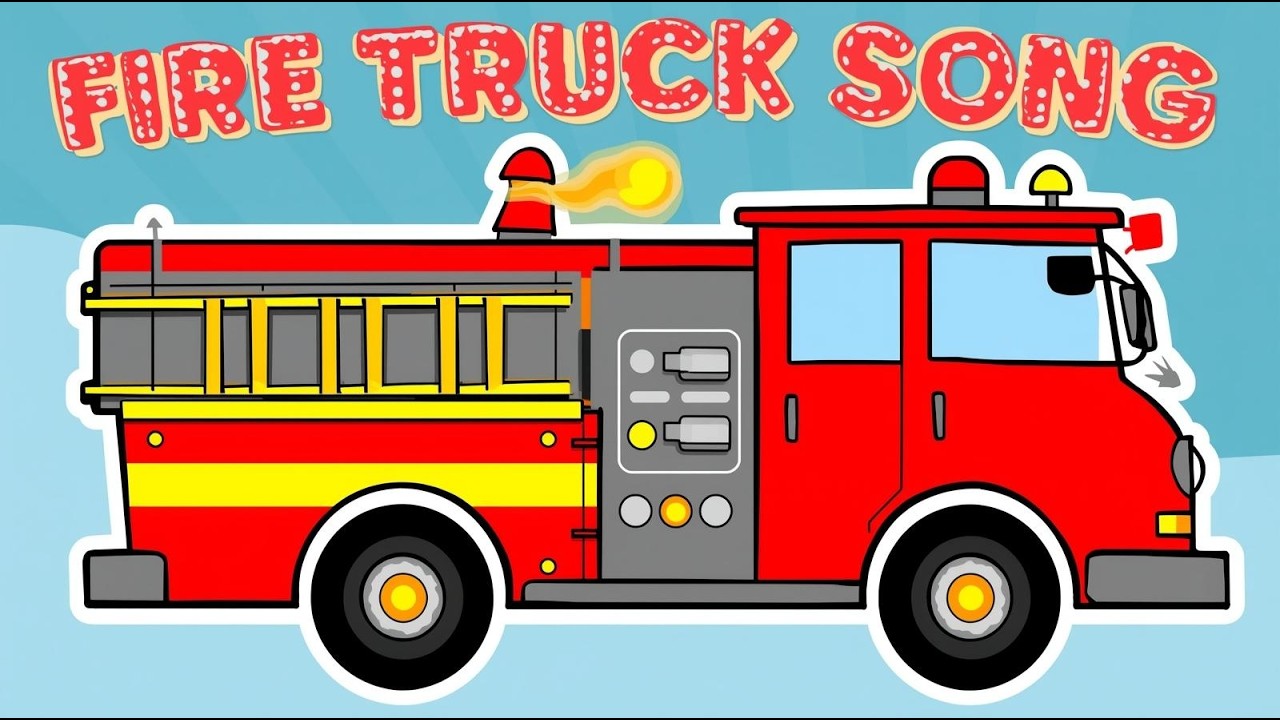 Fire Truck Song for Kids - #firetruck #firefighters #firetrucksong #firetrucks #kidssongs