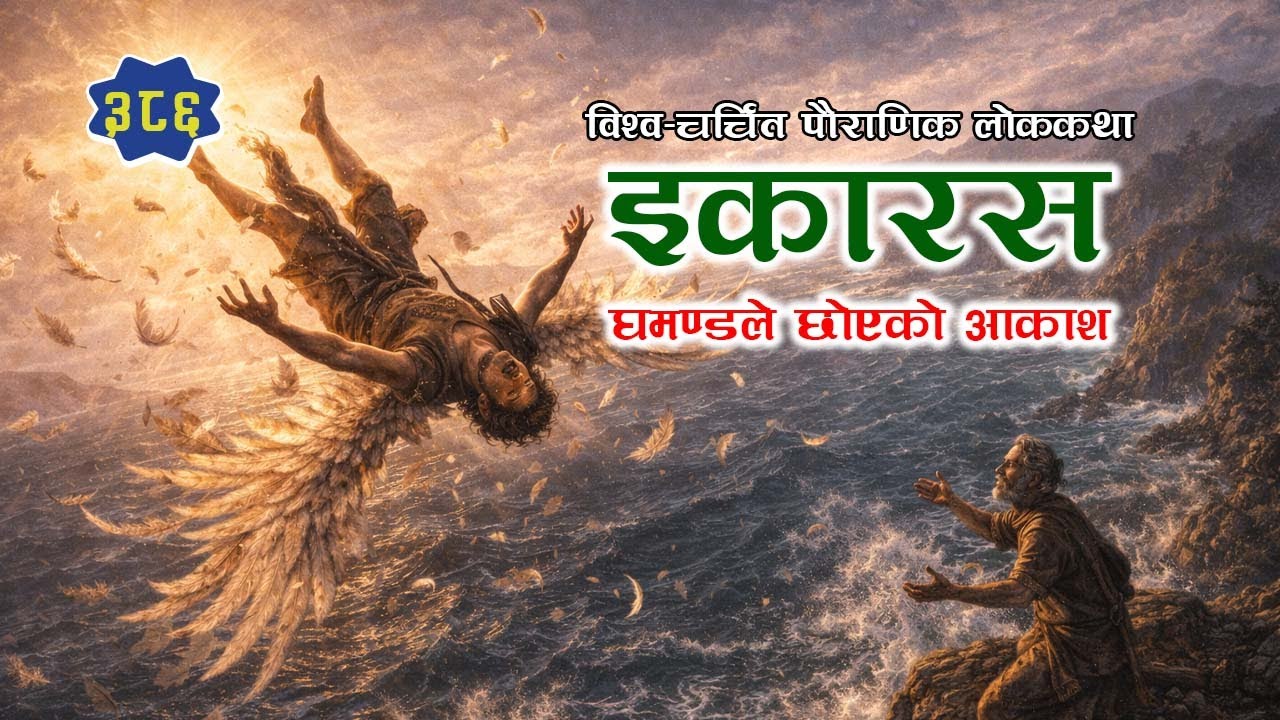 Icarus : The sky touched by pride (इकारस ः घमण्डले छोएको आकाश) I नेपाली लोक कथा I पौराणिक कथा I