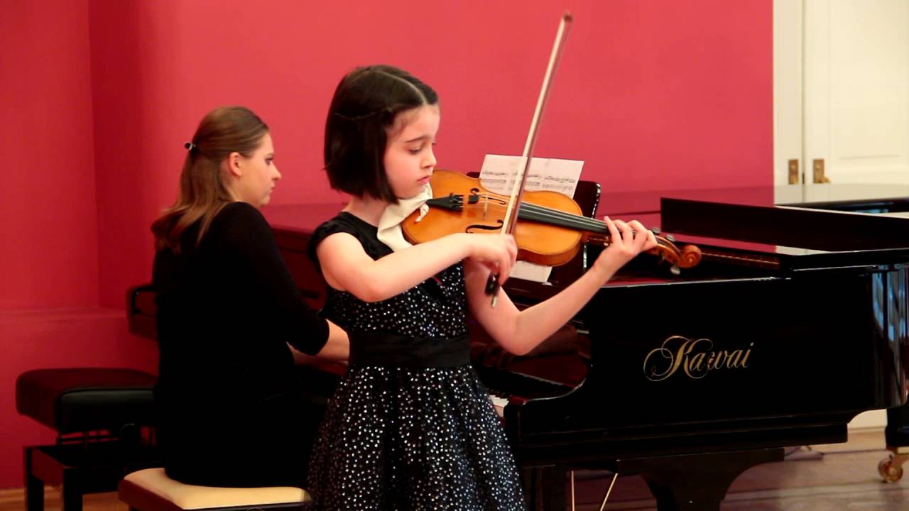 William Potstock “Souvenir de Sarasate” (Fantasia espagnole), op.15. Anna Zilberbord (9 y.o.) violin