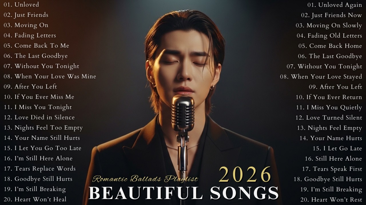 New Love Songs 2026 💖 - Beautiful & Heartfelt Sad Love Songs Playlist | Easy Listening English Songs