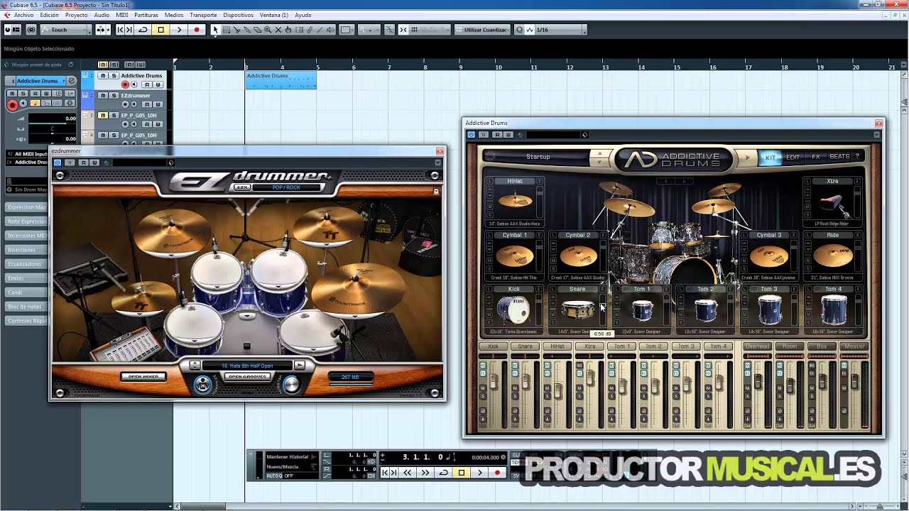 Addictive Drums vs Ezdrummer: ¿Cual es el mejor VSTi de batería?