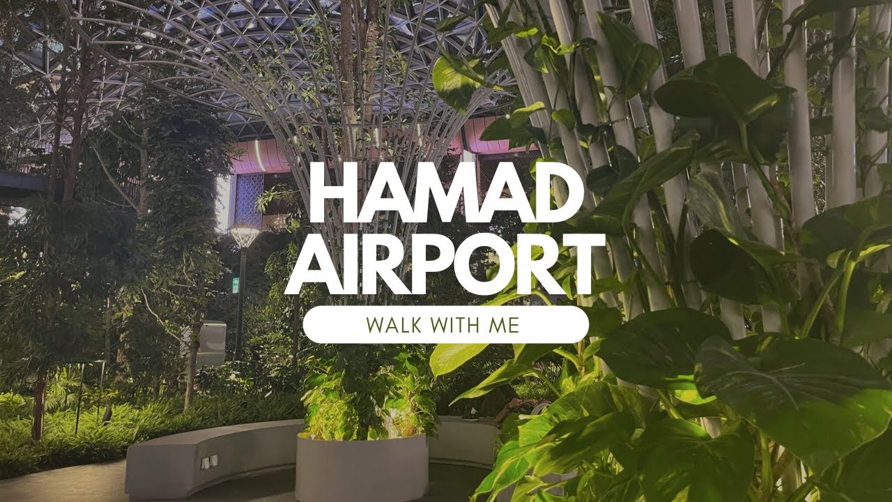 Hamad International Airport | Qatar 🇶🇦 - Early Spring Walk 2023  -  Walking Tour
