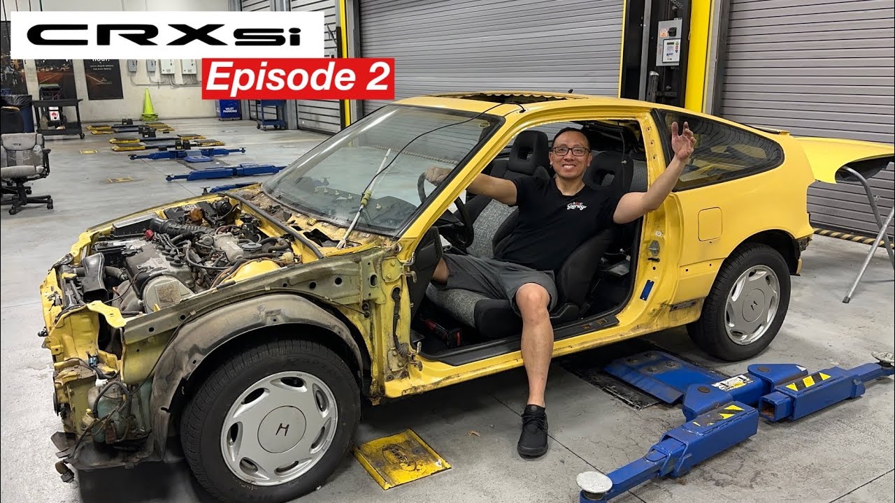 THE STRIP DOWN // 1989 Honda CRX Si (Ep 2)
