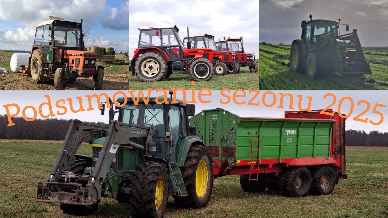 🔥Sezon w 10minut!?😯Podsumowanie sezonu 2025🤠🔥John Deere , Zetor & Ursus🚜*dźwięk silnika*