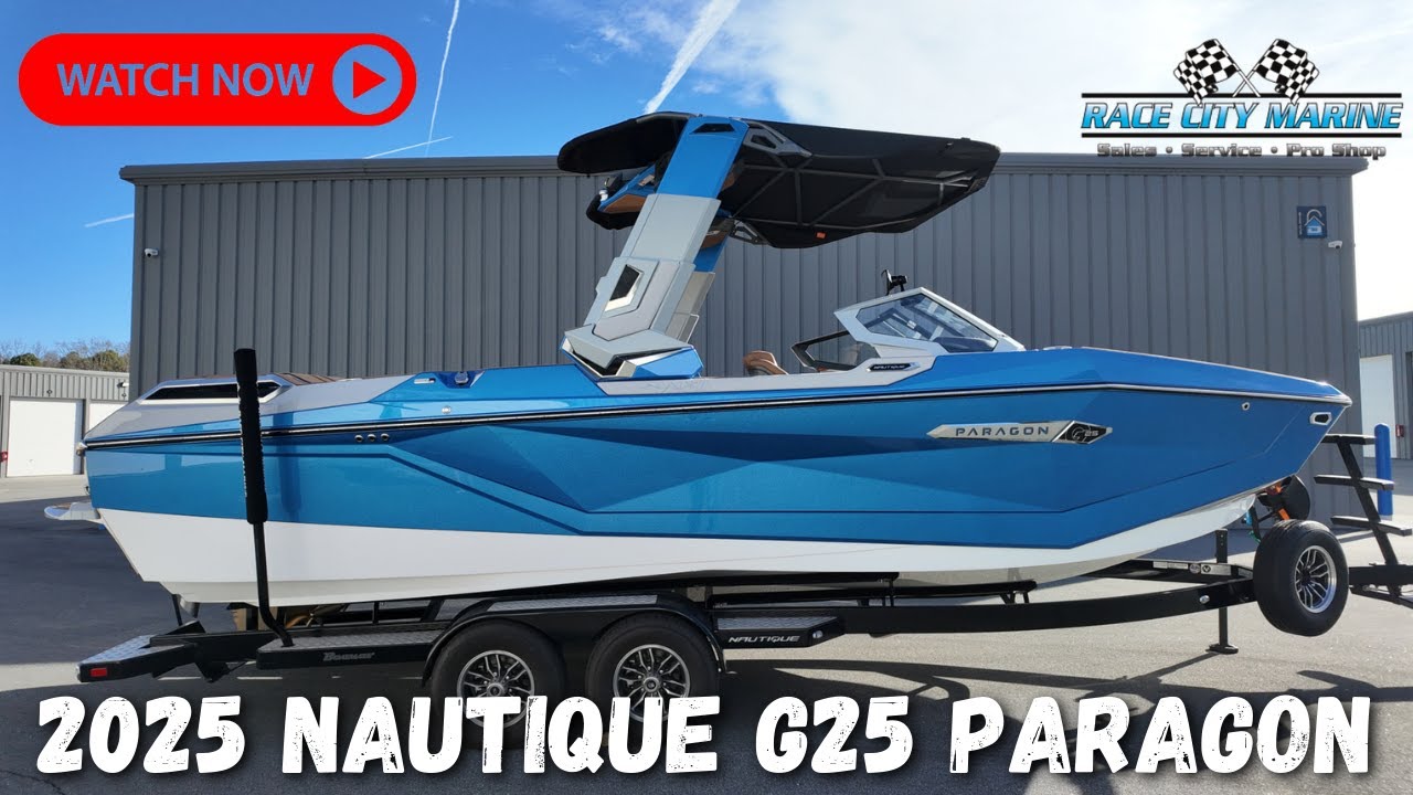 New 2025 Nautique Super Air G25 Paragon Boat For Sale In Mooresville, NC: Walkaround and Review
