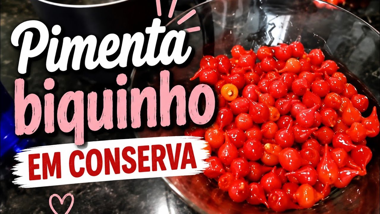 PIMENTA BIQUINHO EM CONSERVA: O Passo a Passo Perfeito! 🌶️✨#rotinareal #receitas #cozinha 