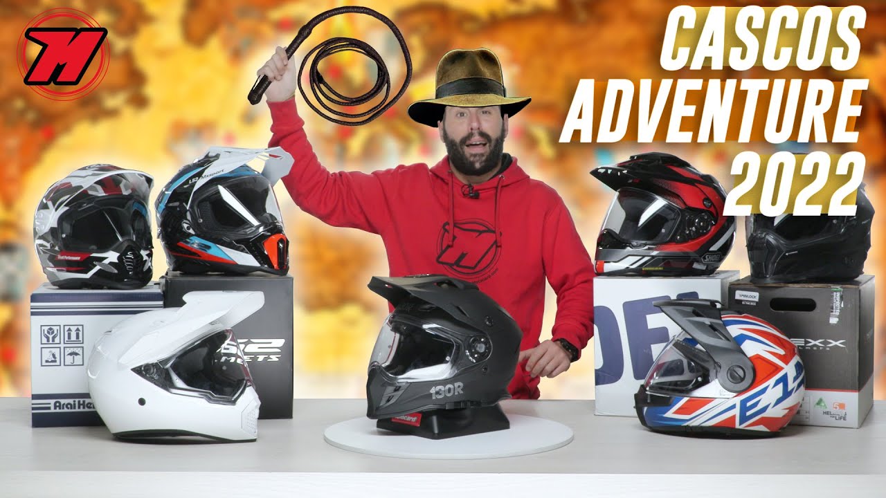 Mejores CASCOS DE MOTO TRAIL Y ADVENTURE 2022. ¡Para huir del asfalto! ⛰️🛣️