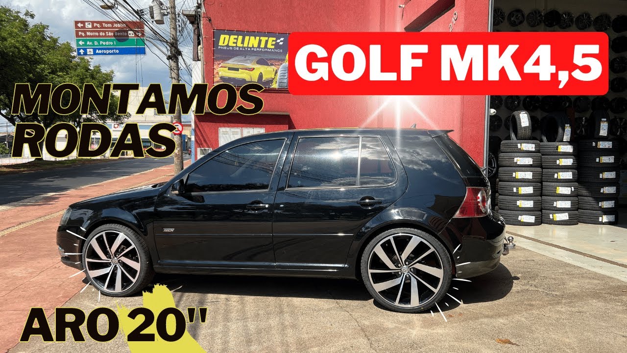 Golf com rodas aro 20 e molas esportivas