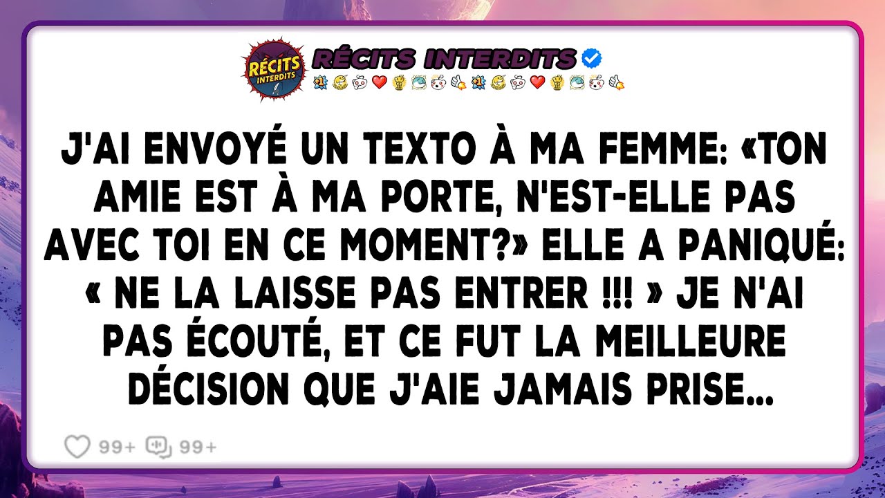 Elle A Exigé Que Je Ne Laisse Pas Entrer Son Amie, Je L'ai Ignorée Et Je Ne L'ai Pas Regretté...