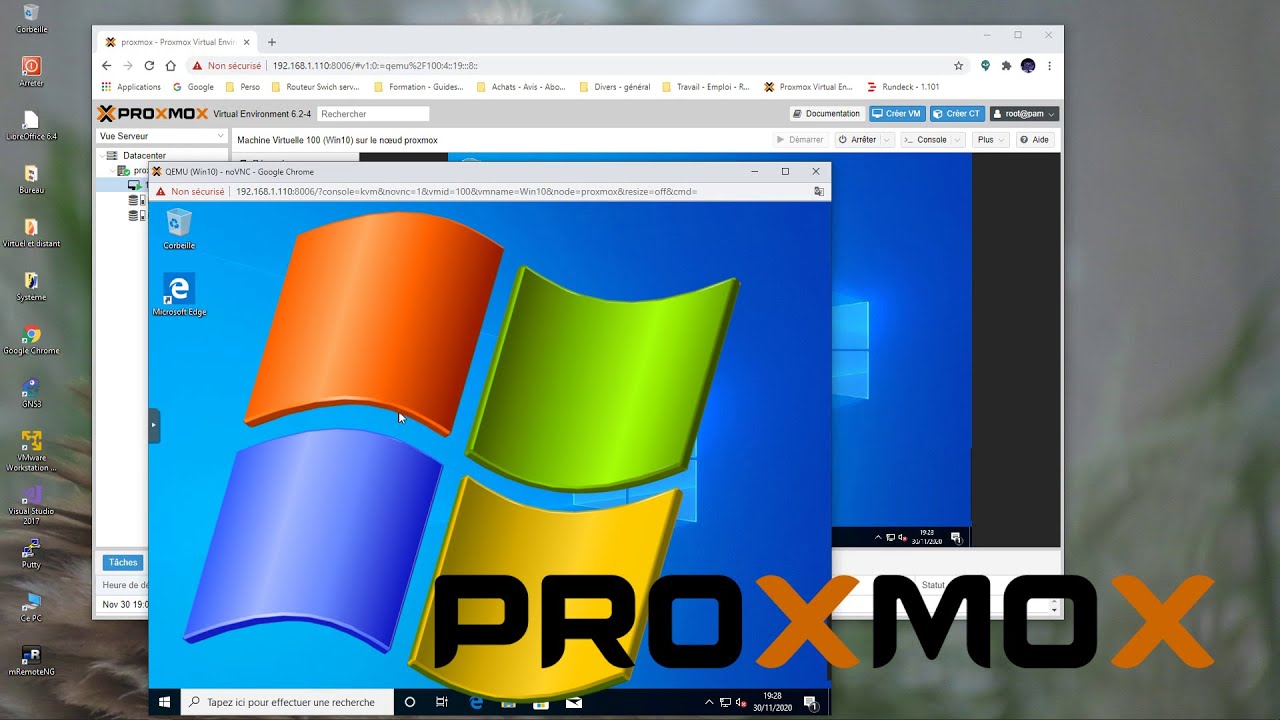 Mini tuto - Sur Proxmox, installer Windows 10
