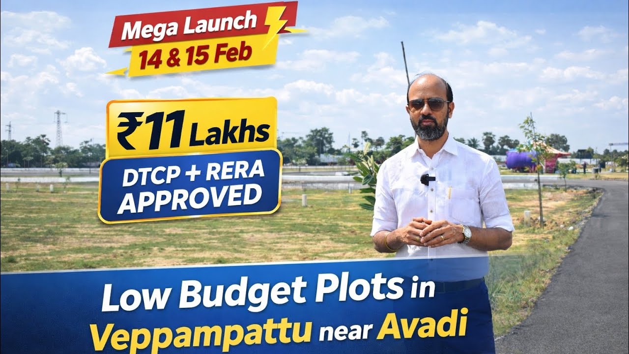 Veppampattu la Vera mari 🔥 Site Mega Launch 🚀| Sereno Veppampattu Mega Launch💥 | DTCP & RERA