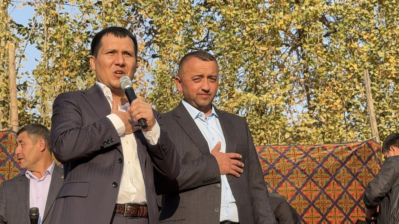 Киличбек Мадалиев  Бешкент кишлогида (Кыргызстан) Фарходбой аканинг хонадонида туй хизматида.