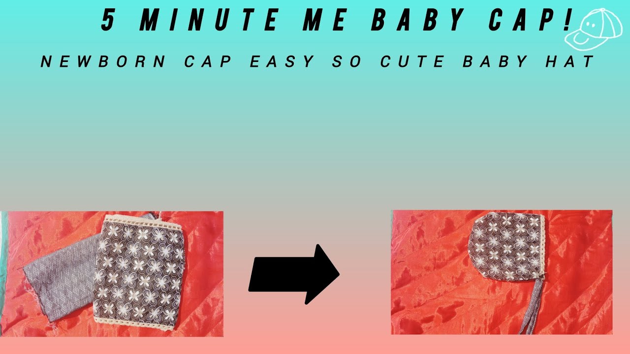 Purane Kapdon Se Pyari Si Baby 🧢 | Bachhe Hue Kapdon Se Newborn Baby Cap🧢#DIY (@creativesparks-b2s) 