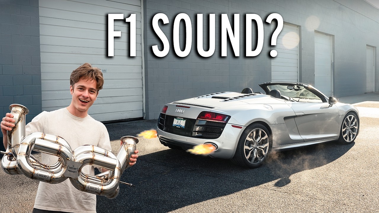 Valvetronic Exhaust Turns My Gated R8 V10 into an F1 Car