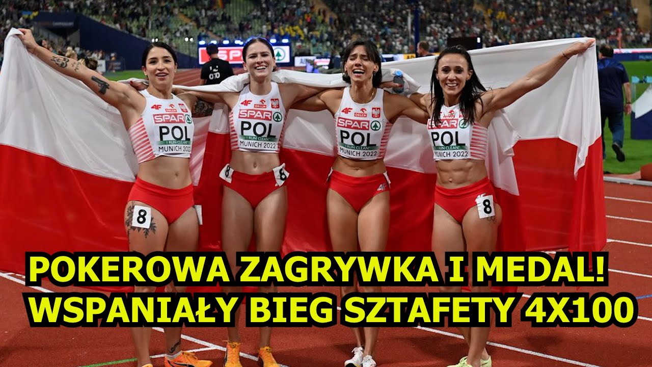 POKEROWA ZAGRYWKA i MEDAL! Kobieca sztafeta 4x100 ze SREBRNYM medalem ME!