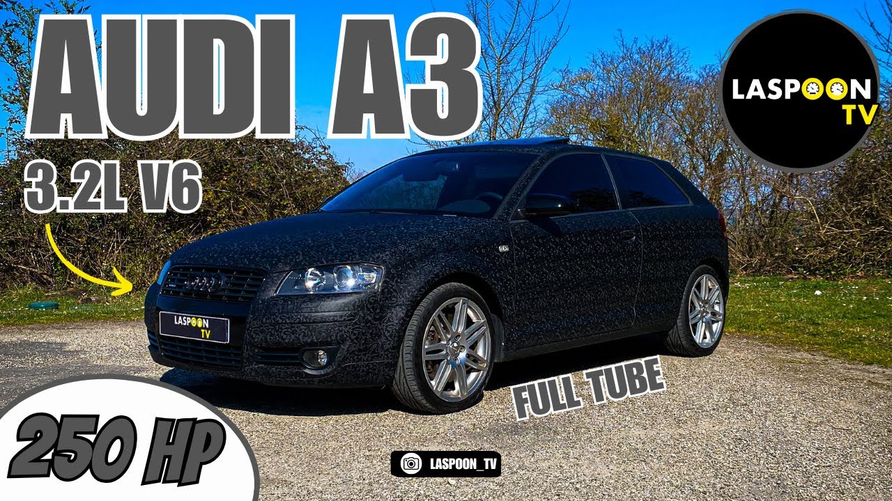 AUDI A3 V6 3.2 QUATTRO FULL TUBE ! 😱