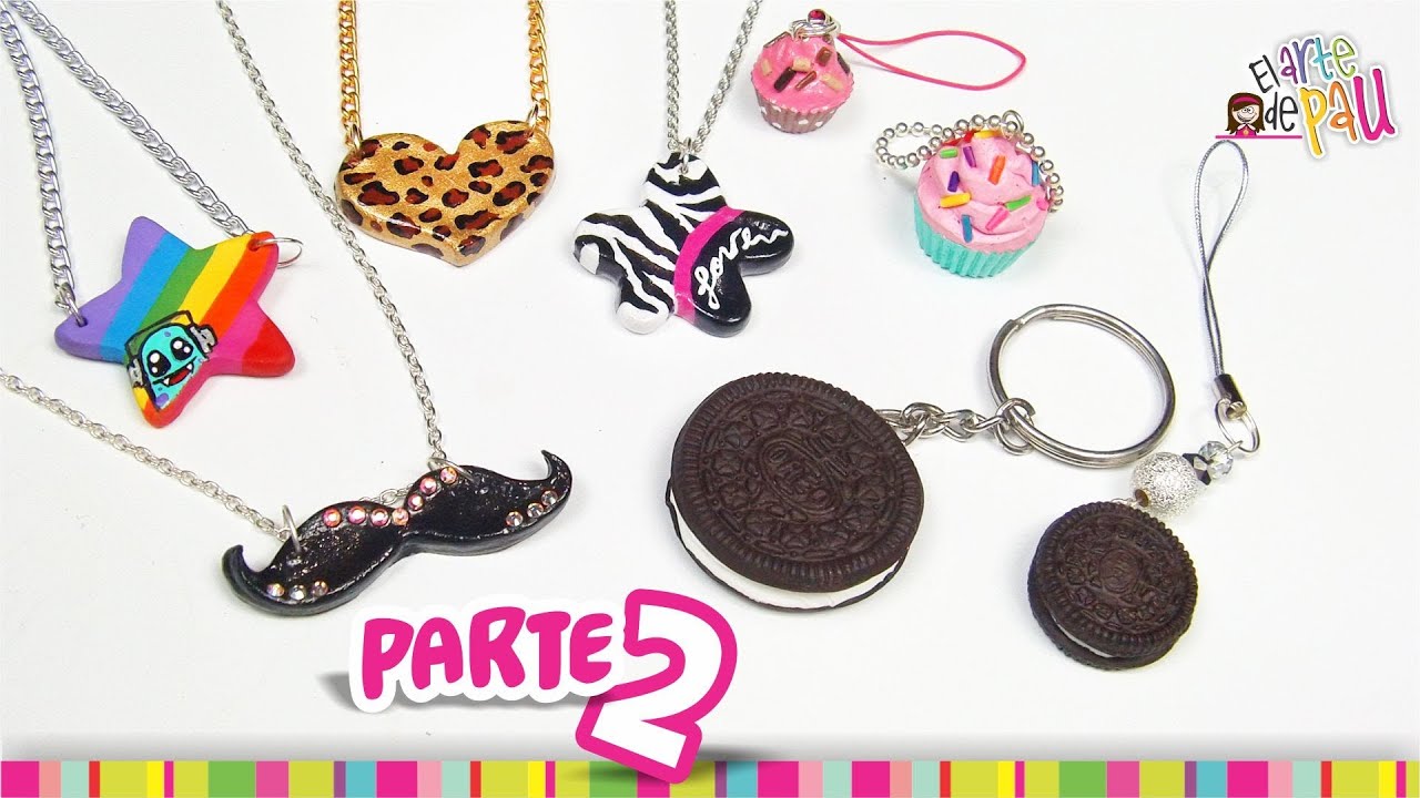 (PART 2) Cold porcelain jewelry / (PARTE 2) Accesorios de porcelana fría