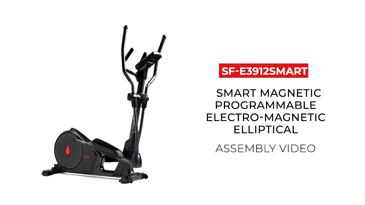 How to Assemble: SF-E3912SMART Smart Magnetic Programmable Electro-Magnetic Elliptical