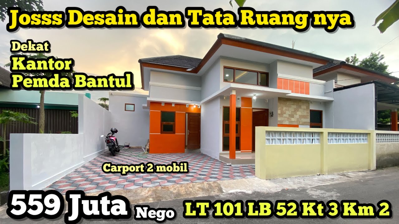 MENARIK !!! Rumah Baru 3 kamar lokasi dekat Pemda Kota Bantul