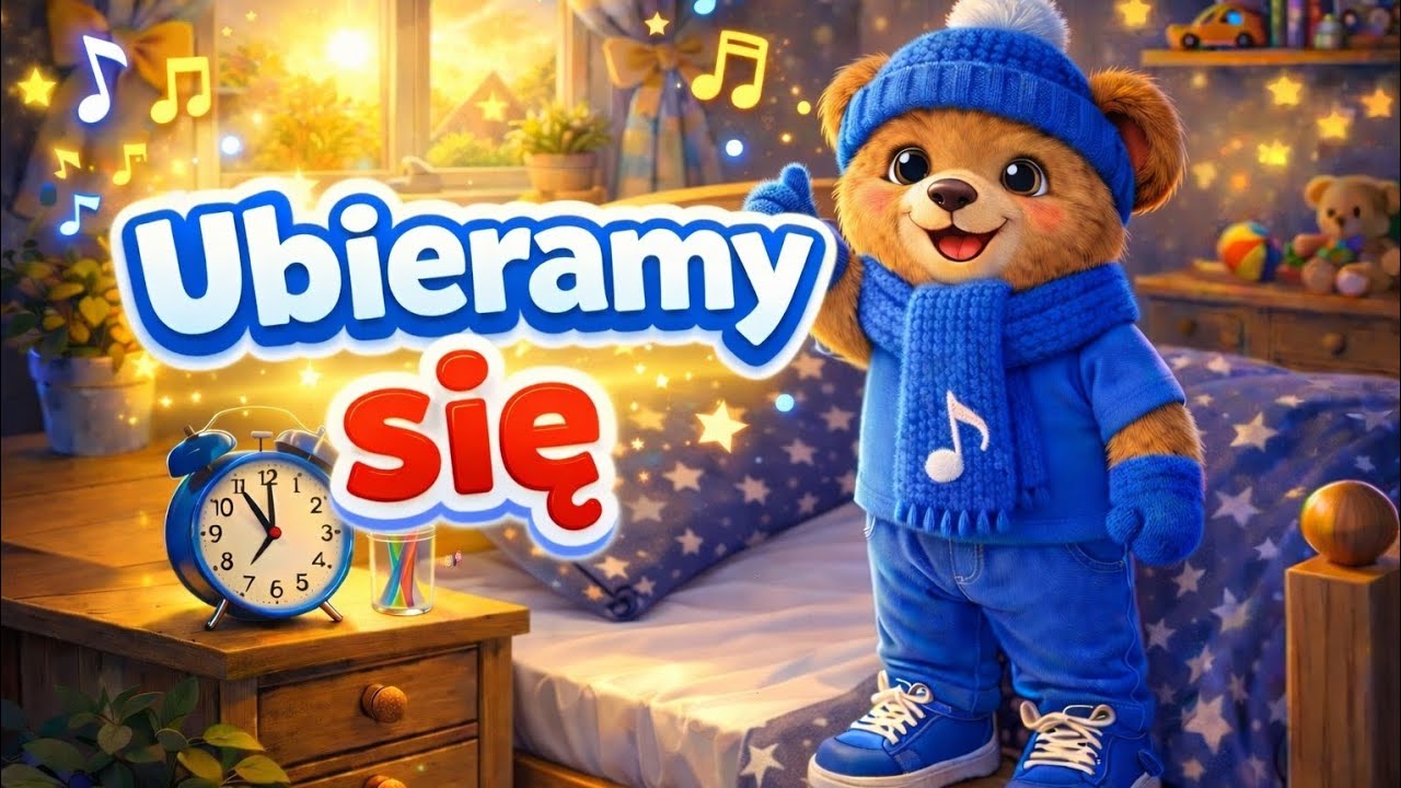 Ubieramy się! 🧸🎶 | Poranna Piosenka dla Dzieci