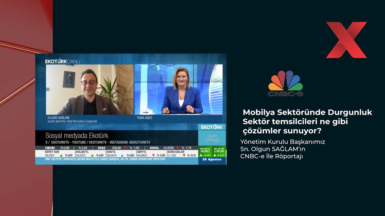 Mobilya Sektöründe Durgunluk! | CNBC-E #cnbce  #röportaj