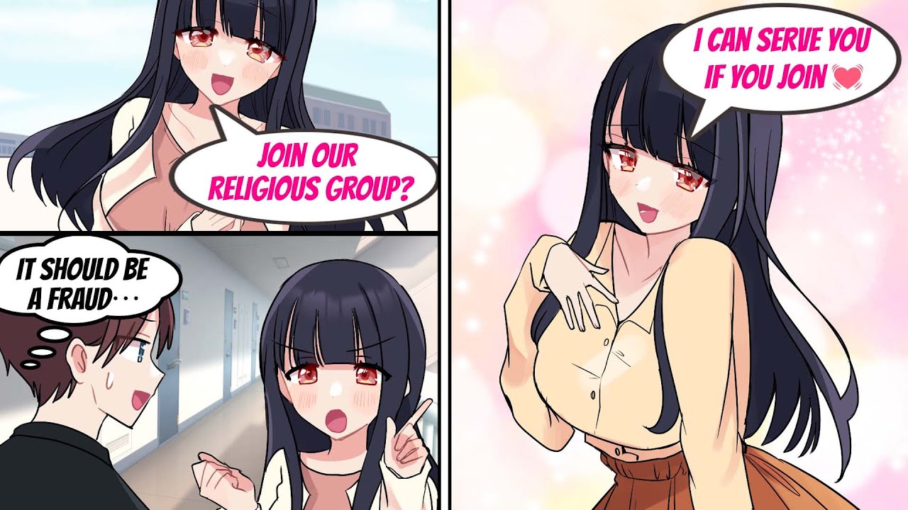 ［Manga dub］A girl who asked me to join at the group does everything for me even...［RomCom］