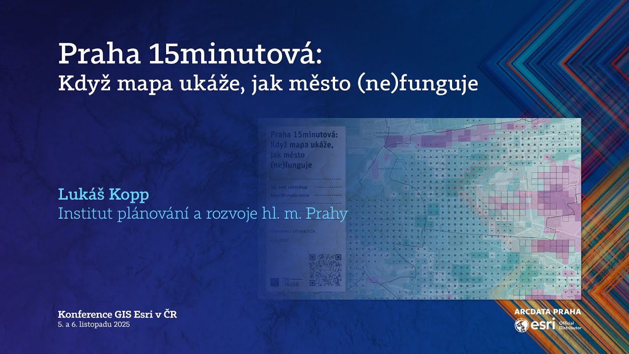 Praha 15minutová: Když mapa ukáže, jak město (ne)funguje