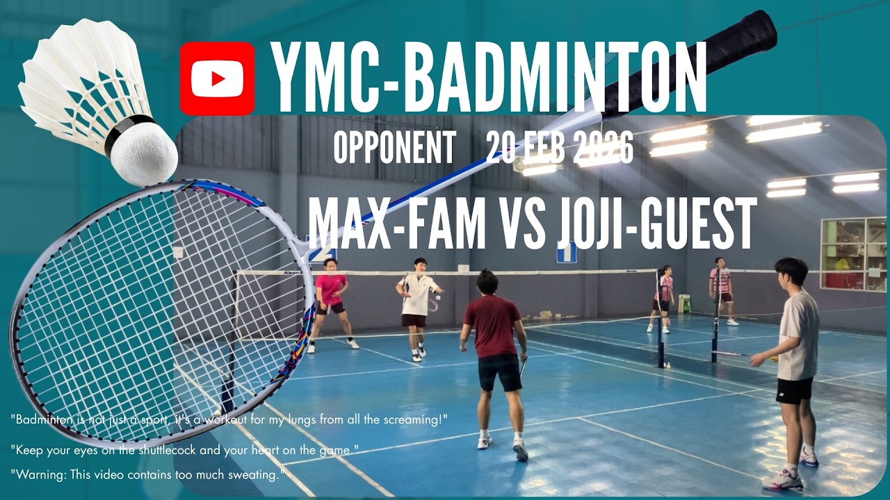 EP165_YMC-Badminton #รวมพลคนตีแบด#ก๊วนแบด