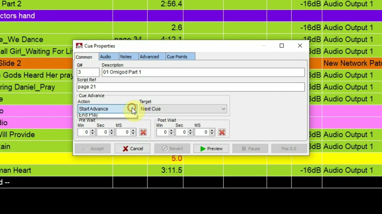 Multiplay Tutorial 2 - Common Cue Attributes