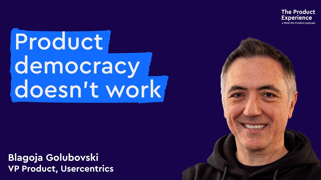 Why product democracy doesn't work - Blagoja Golubovski (VP Product, Usercentrics)