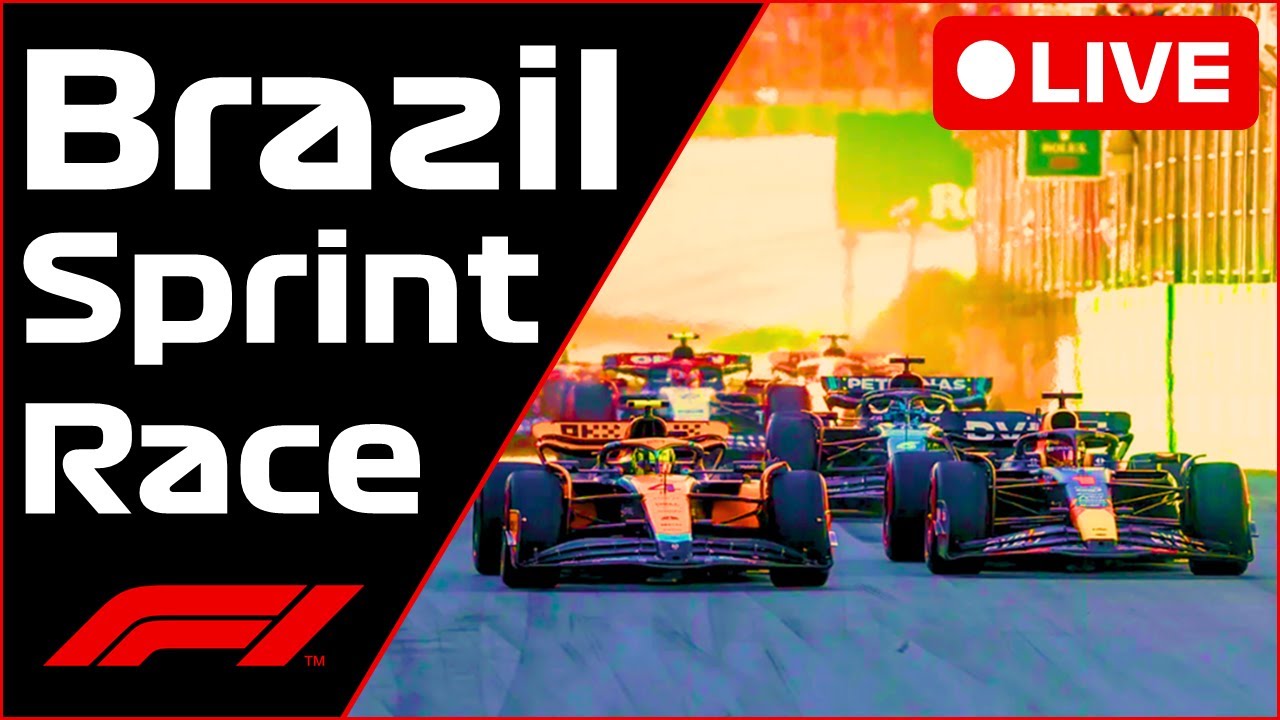 🔴F1 LIVE - Brazil GP SPRINT RACE - Commentary + Live Timing