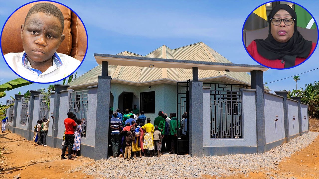UTAPENDA: NYUMBA YA KISASA RAIS SAMIA ALIYOMJENGEA MTOTO HUYU, AMBADILISHIA MAISHA, ATIBIWA BURE.