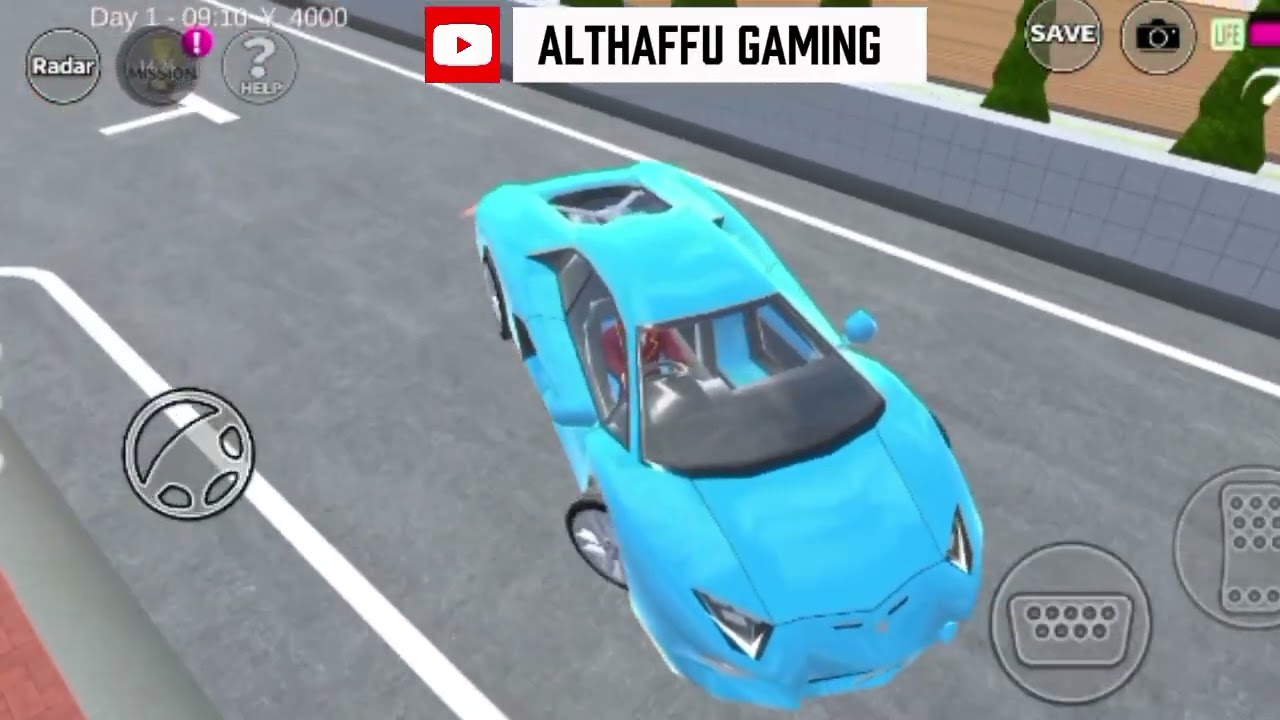 MEMBAWA MOBIL MEWAH LAMBORGHINI BIRU YANG KEREN BANGET⁉️- SAKURA SCHOOL (PART 9)