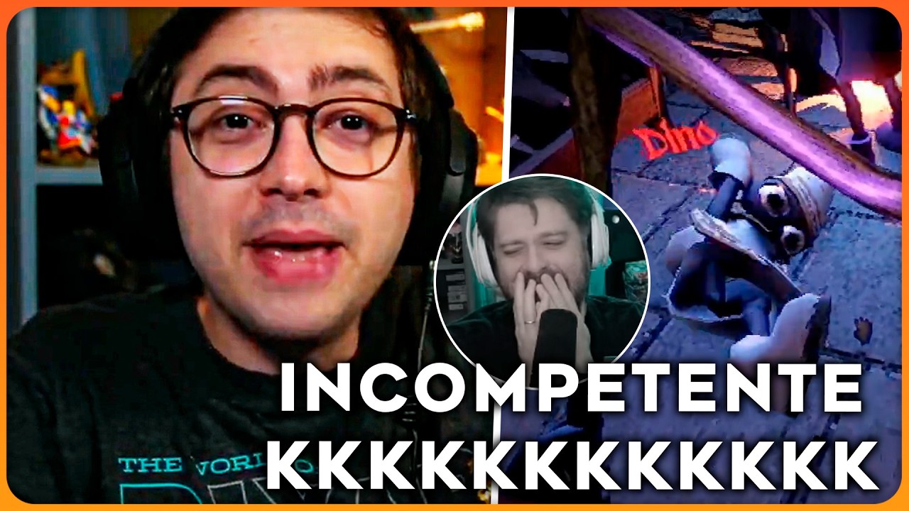 É IMPOSSÍVEL NÃO RIR com a INCOMPETÊNCIA do Dino nos jogos KKKKK