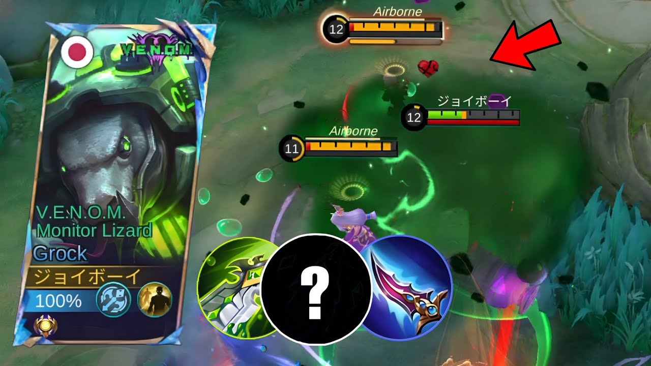 FULL DAMAGE GROCK = DELETE SQUISHIES in 1 HIT ⚡ | MLBB