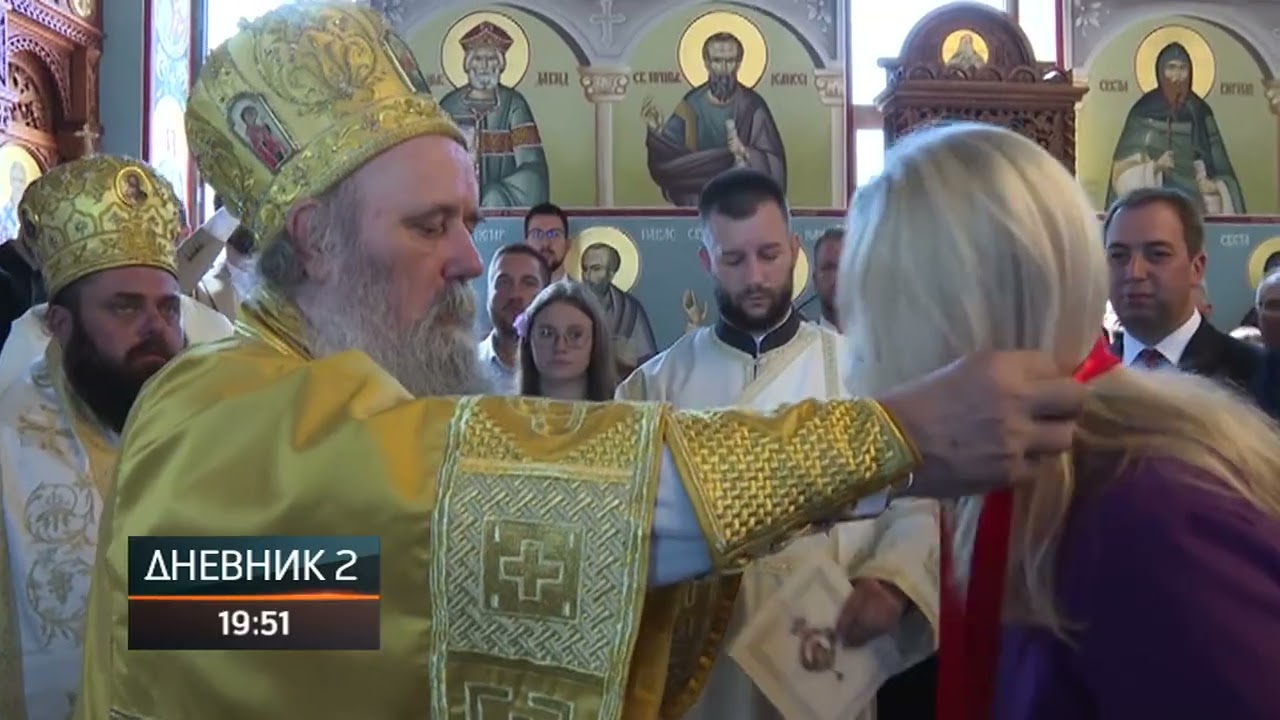 100 godina od osveštanja hrama Svetog proroka Ilije u Tesliću; Cvijanovićevoj uručen orden