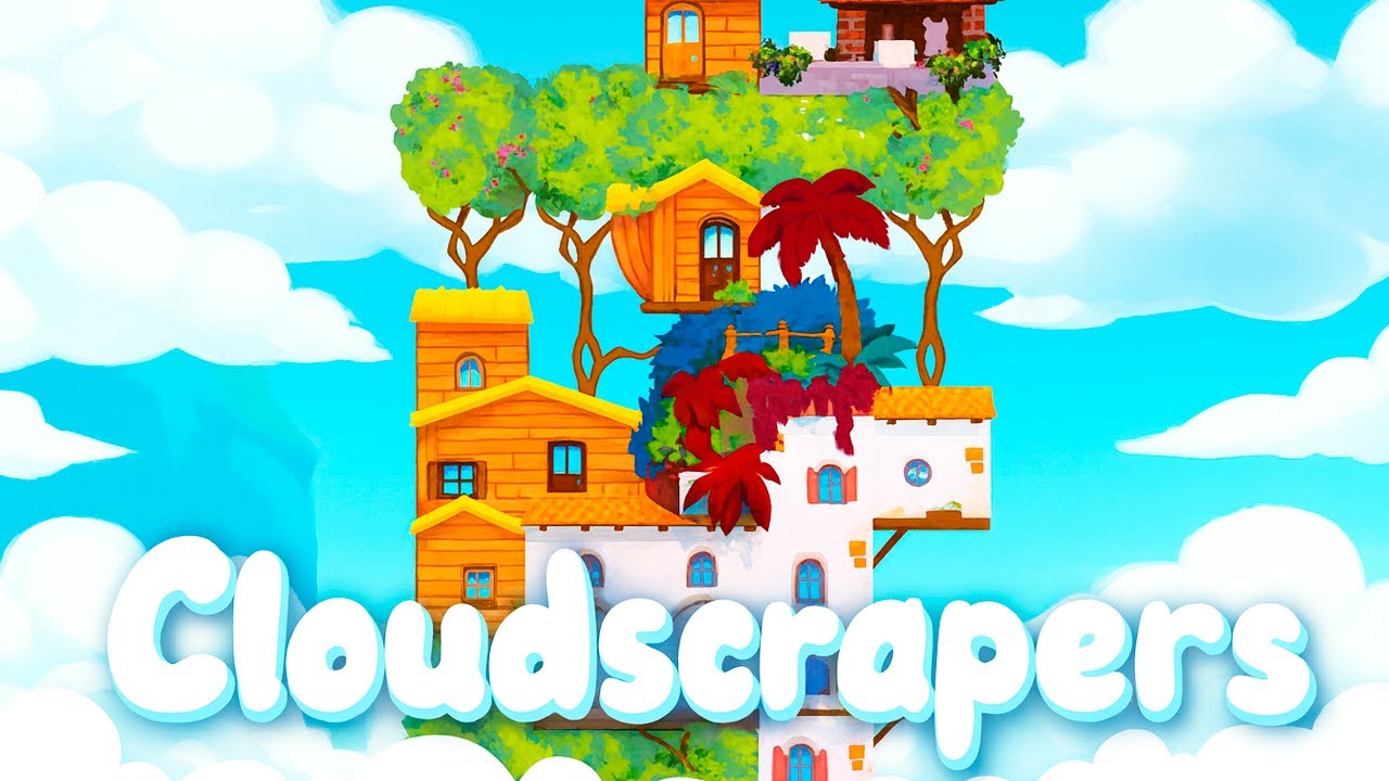 Cloudscrapers (Demo) - Расслабляющий Tower Builder как Townscaper + Tetris!